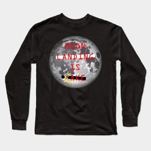 Moon Landing Cake Long Sleeve T-Shirt